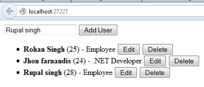 Delete existing User